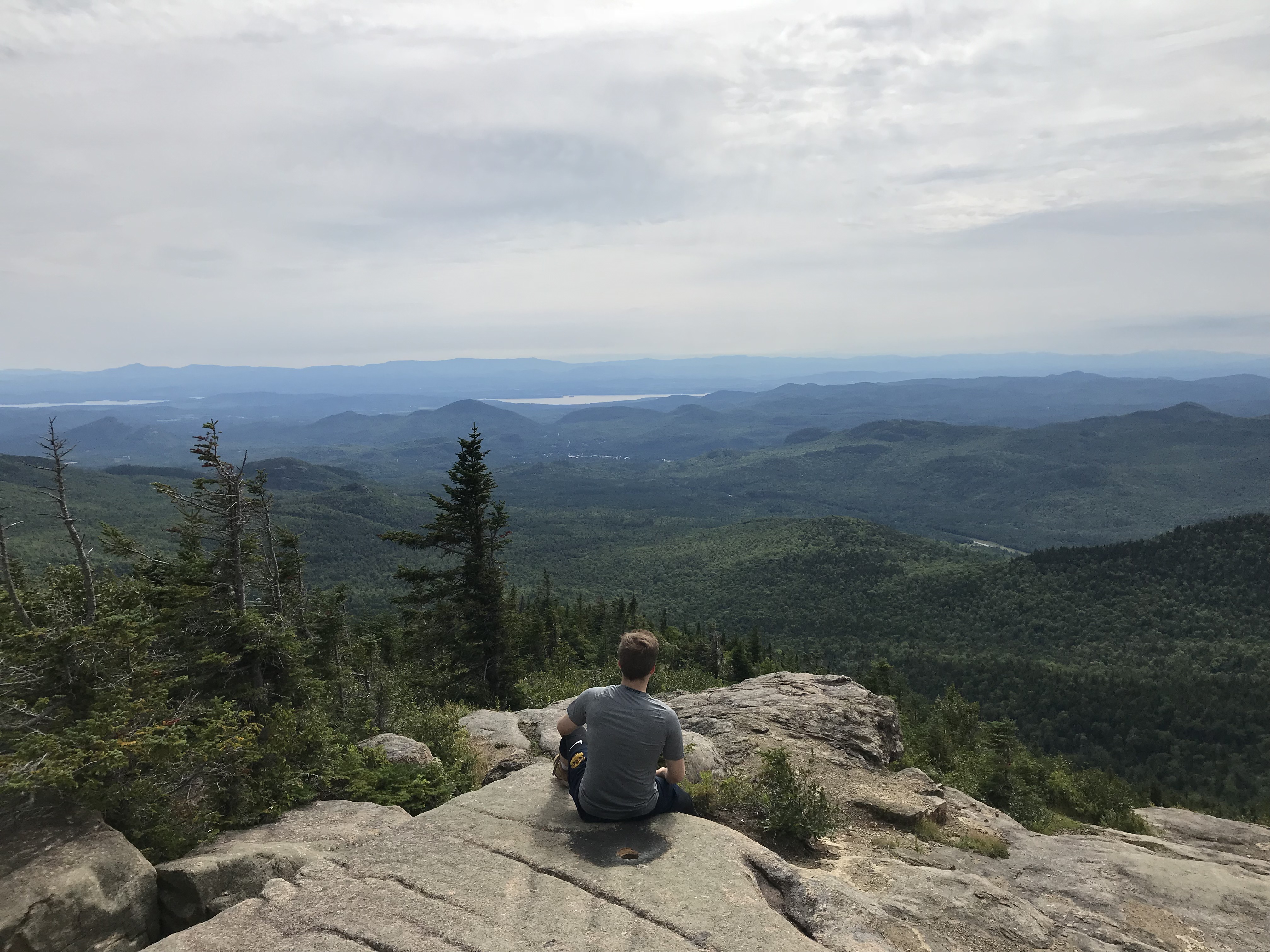 View from summit of Hurricane Mountain