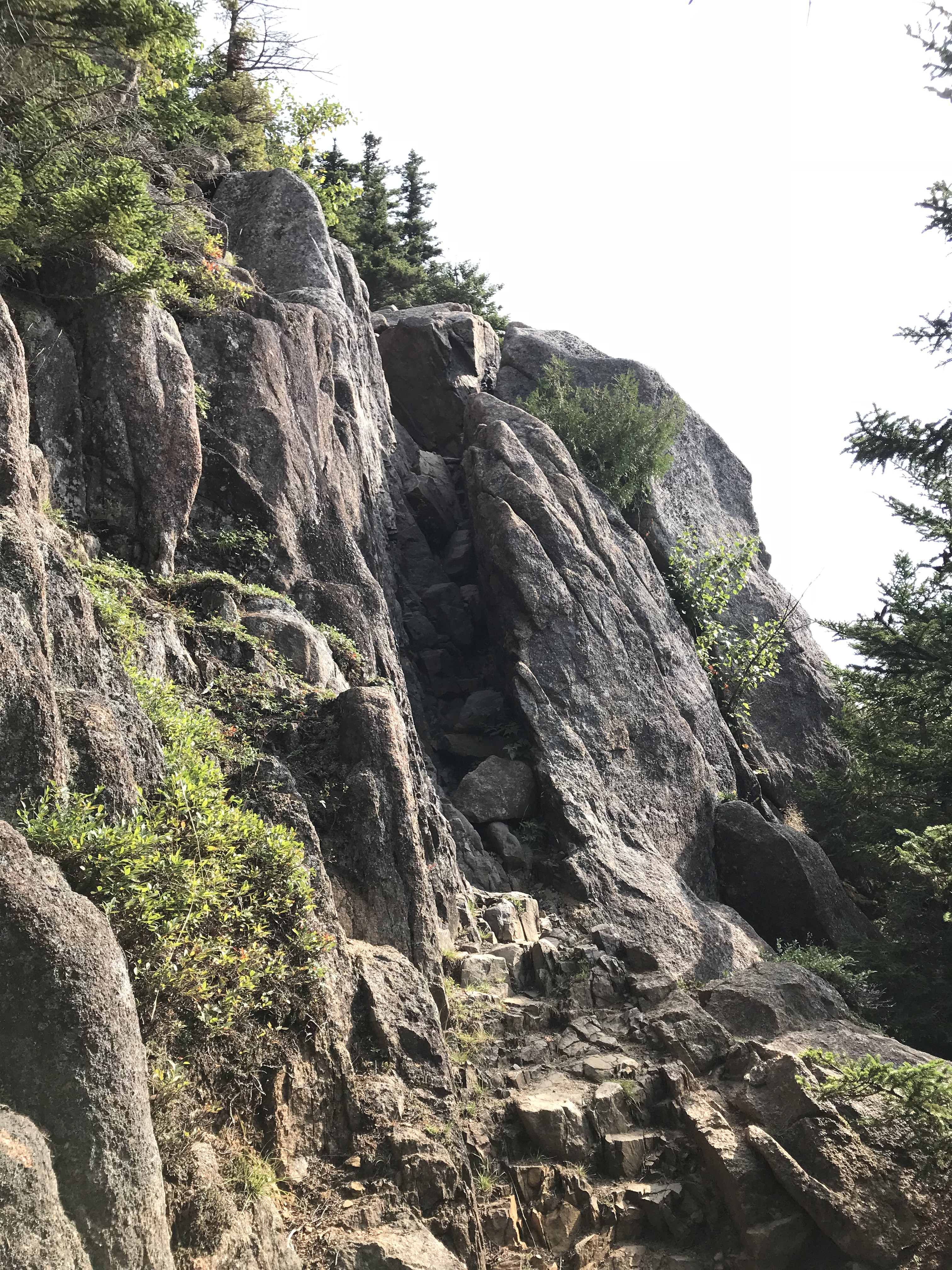 Rock Chimney to climb via the Catamount Mountain hike