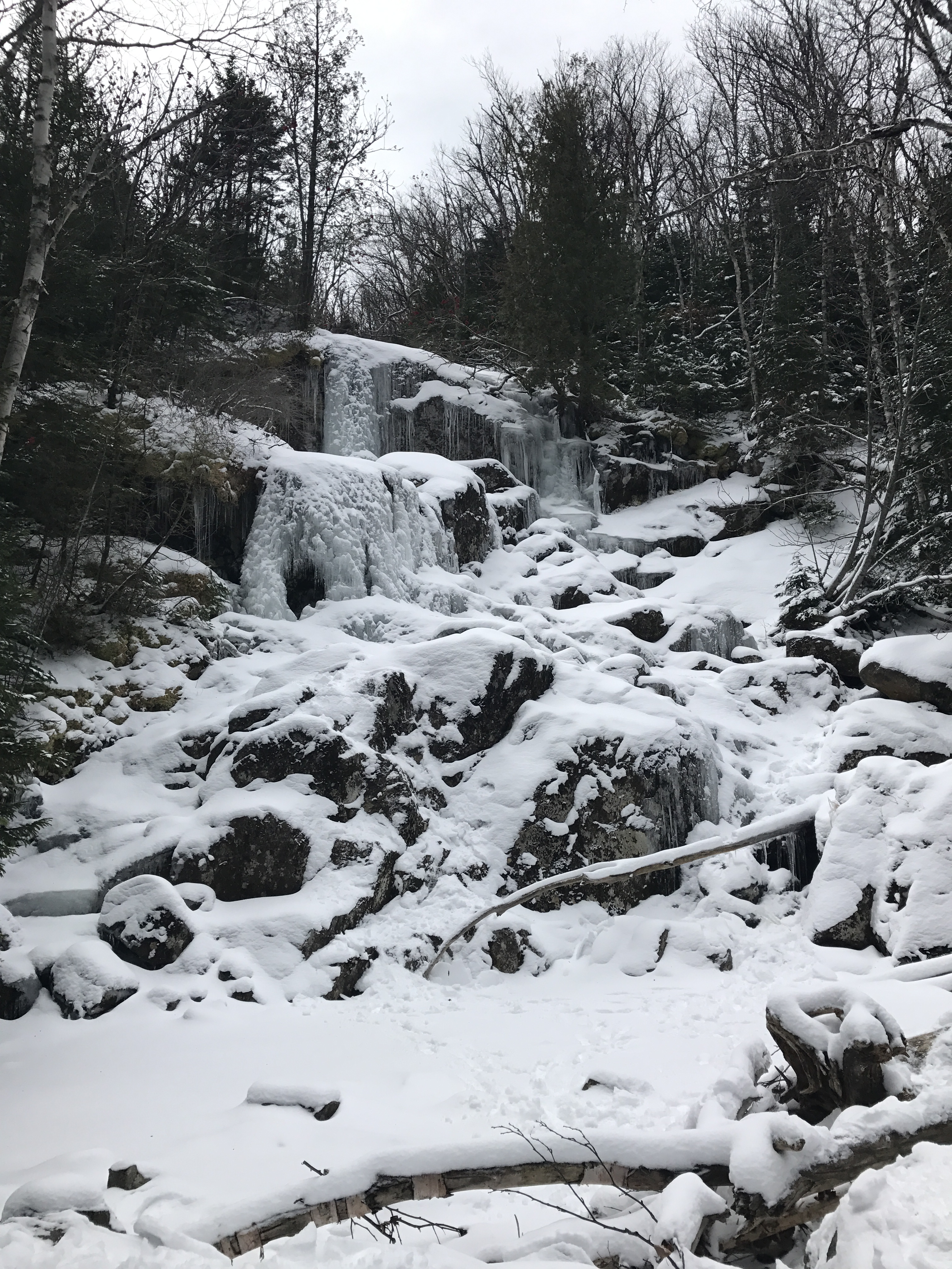 Frozen Waterfall on Algonquin
