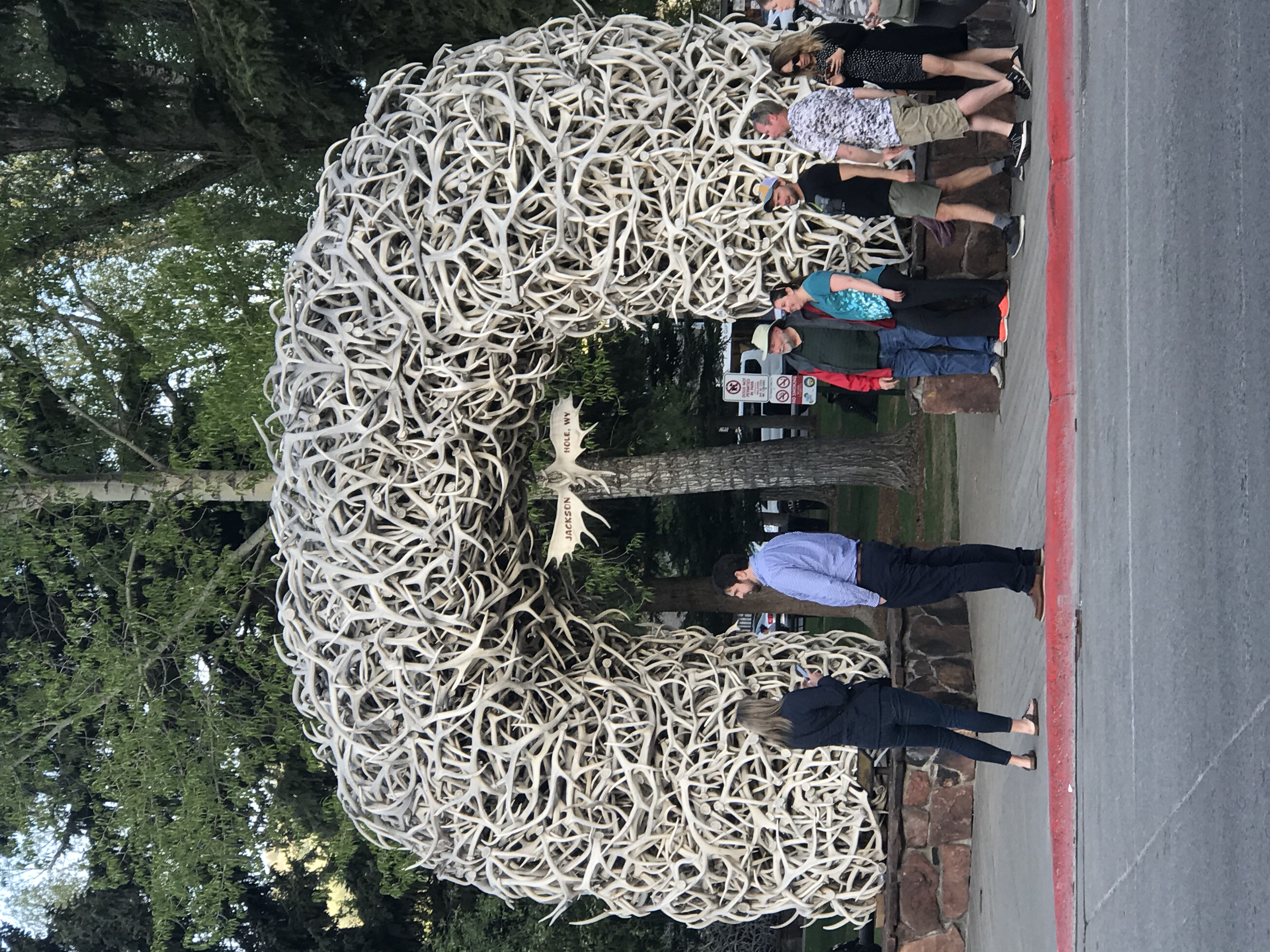 Antler Arch in Jackson Hole, Wyoming