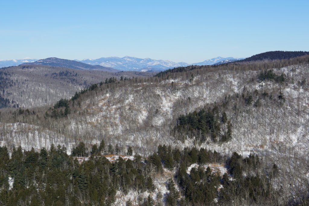 View from Swede Mountain Fire Tower Cabin